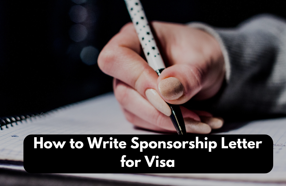 sponsorship letter for visa