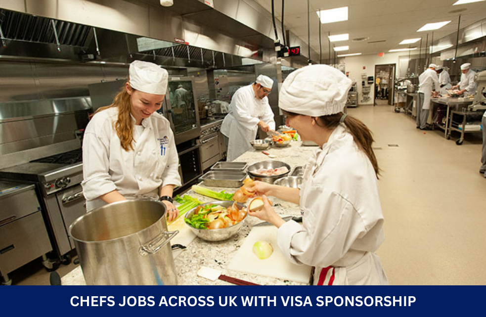 Chefs Jobs across UK with Visa Sponsorship